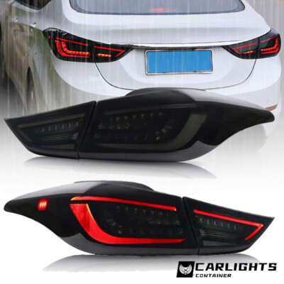 VLAND Tail Lights For Hyundai Elantra (Avante MD) 5th Gen 2011-2016 Rear Lamps