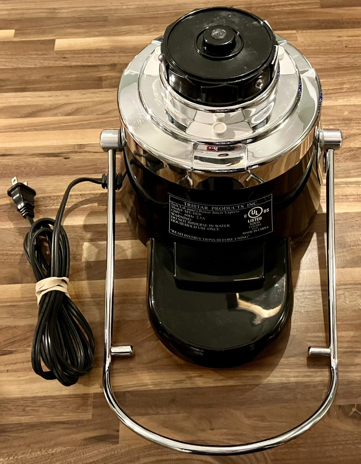 Jack LaLannes Power Juicer Express Black Base Locking Bar Motor Parts MT-1020