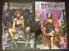 SCREWED #1 (Zenescope Comics 2013) -- COVER A + B VARIANT -- NM-