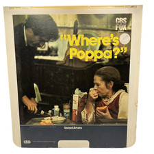 Where's Poppa 1970 George Segal Ruth Gordon Ron Liebman CED RCA VideoDisc