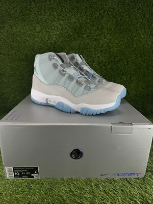 Mens Size 10 Nike Air Jordan 10 Retro Adapt Powder Blue Photon