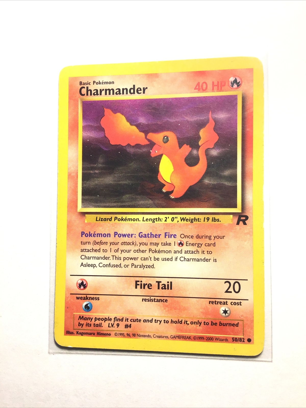 CHARMANDER - 50/82 - Team Rocket - Pokemon Card - PL