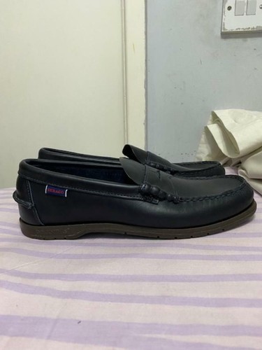 Zapatos mocasín de centavo negro Sebago Docksides para hombre £120 - Imagen 6 de 10
