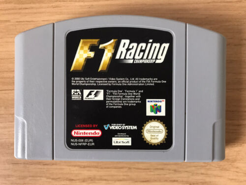 F1 Racing Championship | Nintendo 64 N64, PAL | solo carro, gran condición