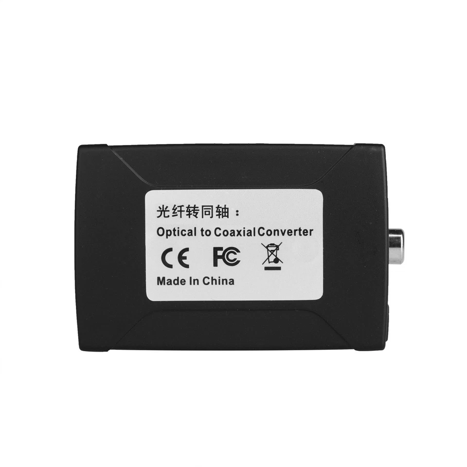 SPDIF to Coaxial Audio Converter Digital Optical Input RCA Output Adapter 24bit - Image 4 of 4