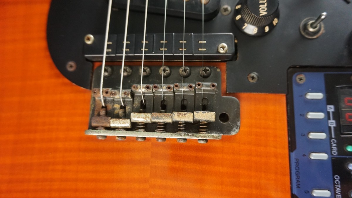 Casio PG-300 Restored MIDI Guitar 1980s - Red Burst MIJ | eBay