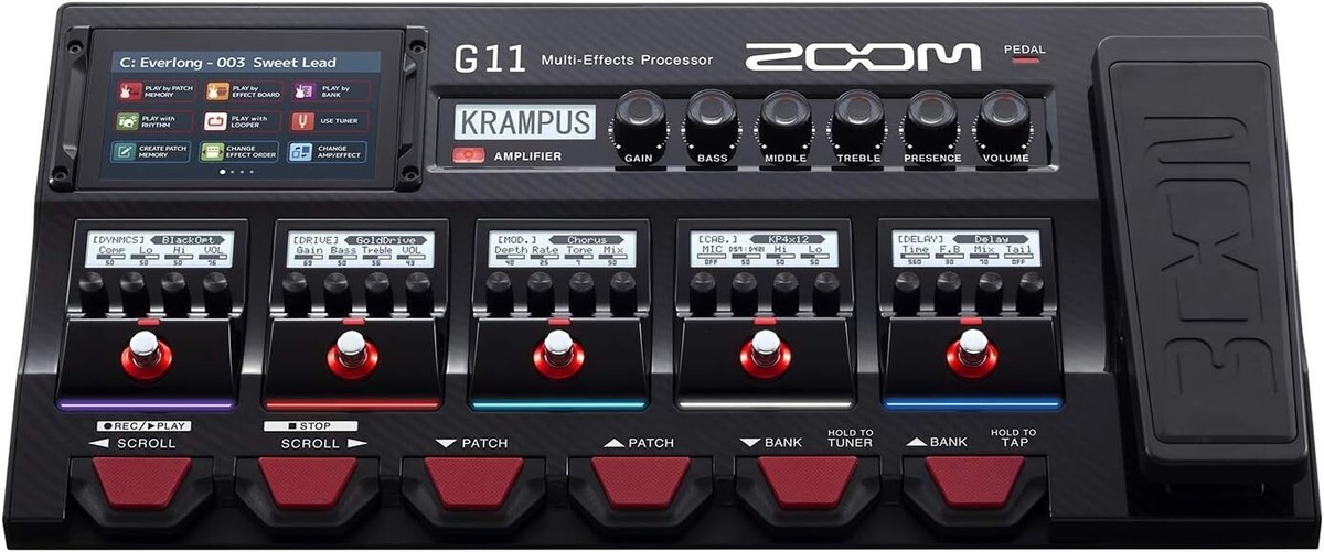 ZOOM G11 guitar effector ZOOM G11 Guitar Multi-Effects Pedals