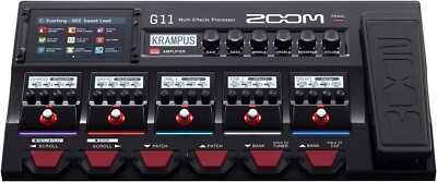 ZOOM G11 guitar effector ZOOM G11 Guitar Multi-Effects Pedals Processor