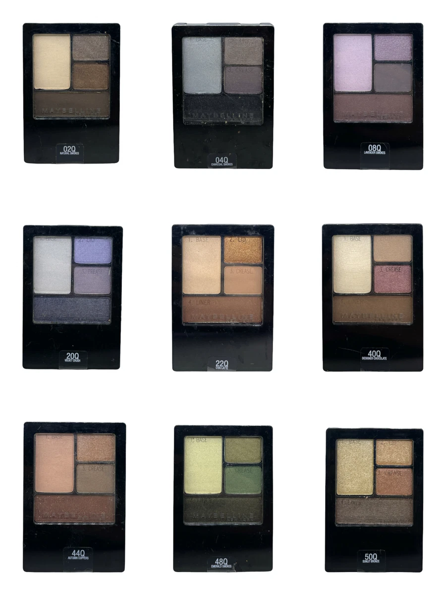 Maybelline Expertwear Eyeshadow Quads (0.17oz / 4.8g) NEW YOU PICK 