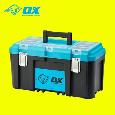 OX Tools OX-P266019 49cm 19'' Pro Kunststoff Werkzeugkiste Organizer Tragetasche Tablett Aufbewahrung