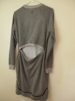 Betty layered dress【gray】 Sweaty Betty Women's Ribbed Long Sleeve Midi Dress, Urban