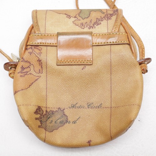 1a Classe Alviero Martini Geo Classic Mini Crossbody Satchel Bag Map Print Italy - Picture 3 of 8