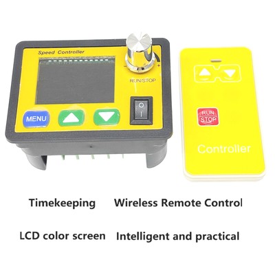 DC Motor Speed Controller Wireless Remote Control Brush DC6.5V-55V 30A LCD