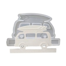 Gypsum Candlestick Silicone Mold Holder Mould Campers Shape Jewelry Mold