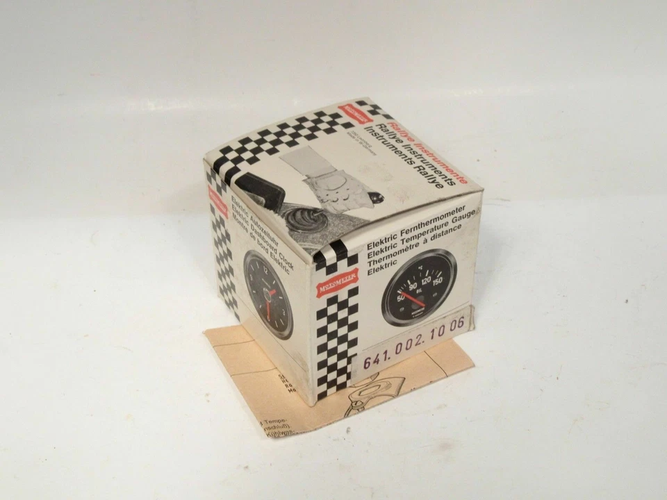 6 Volt Temp Gauge Fits Mercedes Benz 180 Volvo 544 Borgward Isabella Porsche 356 - Image 3 of 3