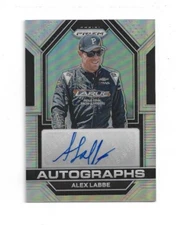2023 Panini Prizm ALEX LABBE Silver Prizm Autographs A-ALB NASCAR