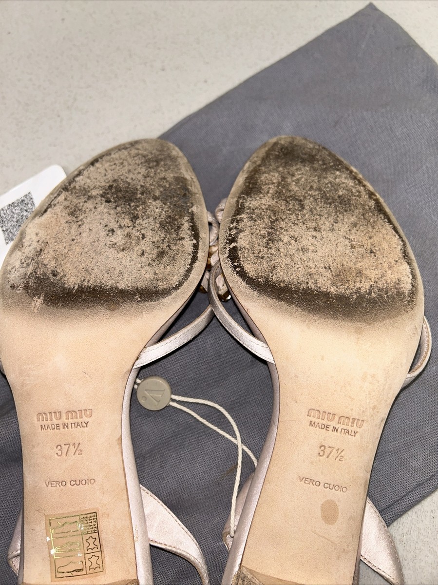 miu miu Crystal Embellished Shoes | eBay