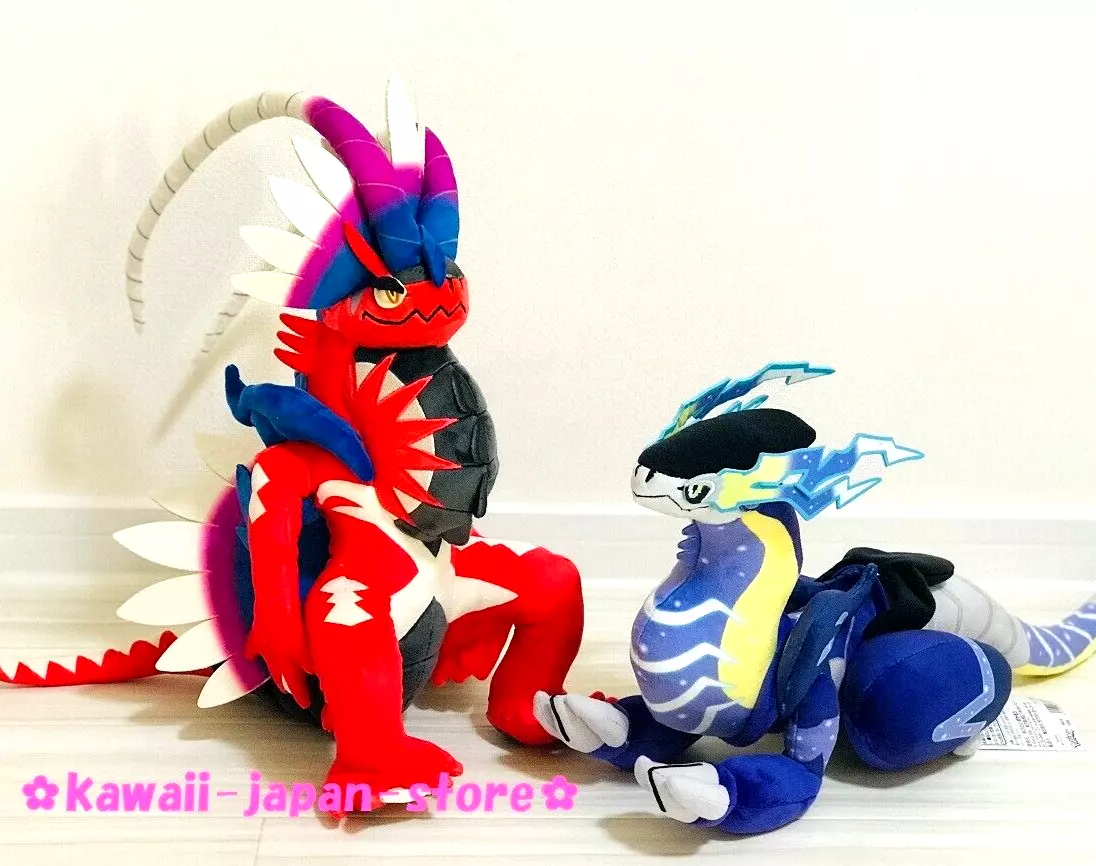 Pokemon Center Original Scarlet Violet Plush Doll Koraidon & Miraidon Set