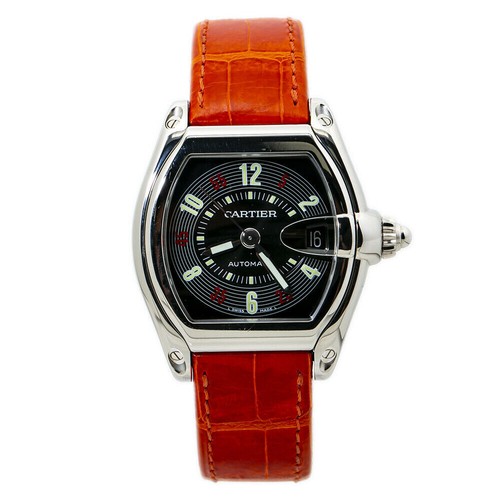 Cartier Roadster Quartz Stainless Steel 31mm Silver Sunburst  display picture 3