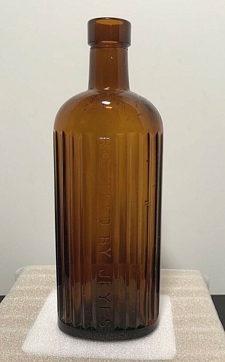 アンティークボトル◇イギリス BOTTLED BY JEYES 瓶 3本 大中小セット