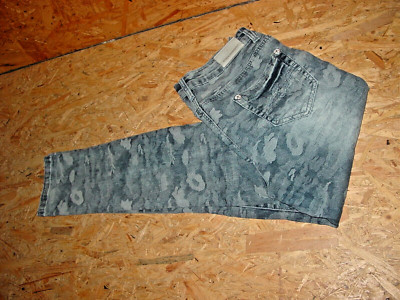 Stretchjeans/Jeans v. BlUE MONKEY Gr.29(W29/L32) gemustert JY0733
