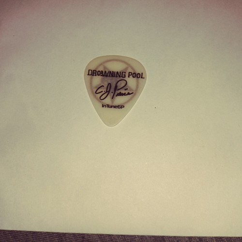 Drowning Pool 2023 Concert Tour Signature GUITAR PICK