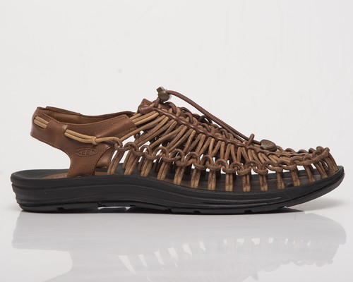 Keen Uneek Premium Leather Men's Brown Casual Lifestyle Sandals Summer  Footwear | eBay