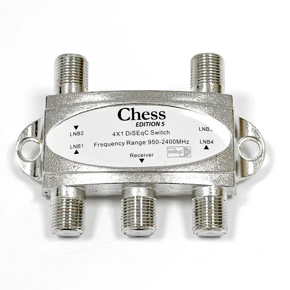 SAT Umschalter DiSEqC Schalter 4/1 Switch 2/1 TV Verteiler LNB 4K Full HD CHESS - Bild 3 von 4