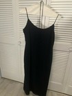 Elegant Black Gown w/jacket - size16 - with lace, beads, & shiny sequin appliqué — photo 5