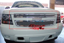 For 2007-2014 Chevy Tahoesuburbanavalanche Chrome Mesh Grille Grill Insert
