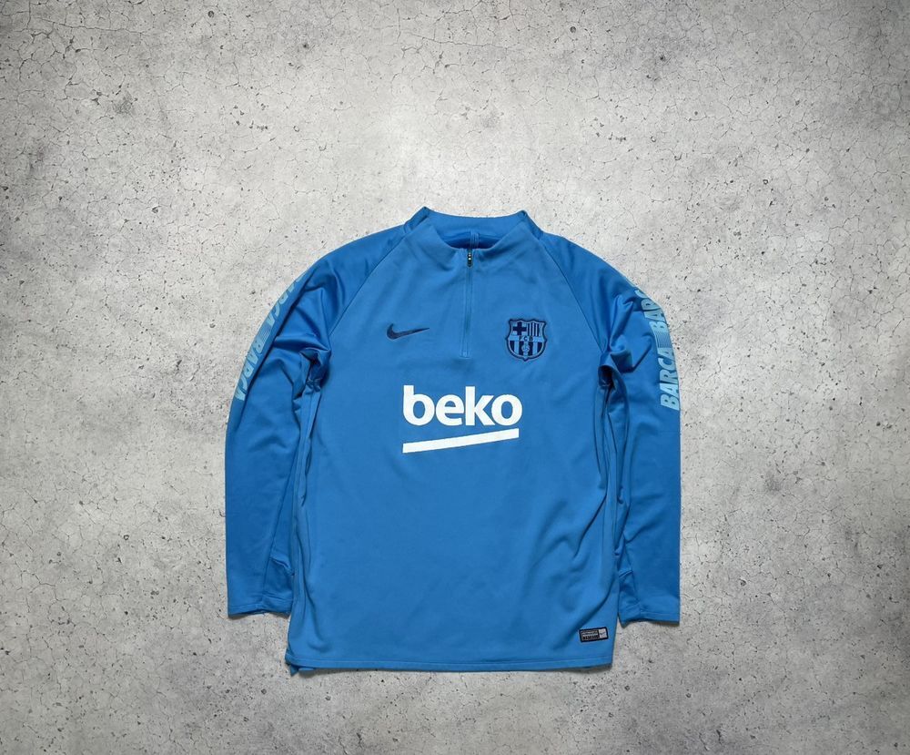 Nike Dri-Fit FC Barcelona Training Jacket 1/4 Zip Track Top | eBay