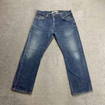 LEVIS Levi s Jeans 505 Herren Vintage Hose W36 L30 Regular Straight 5405 Blau