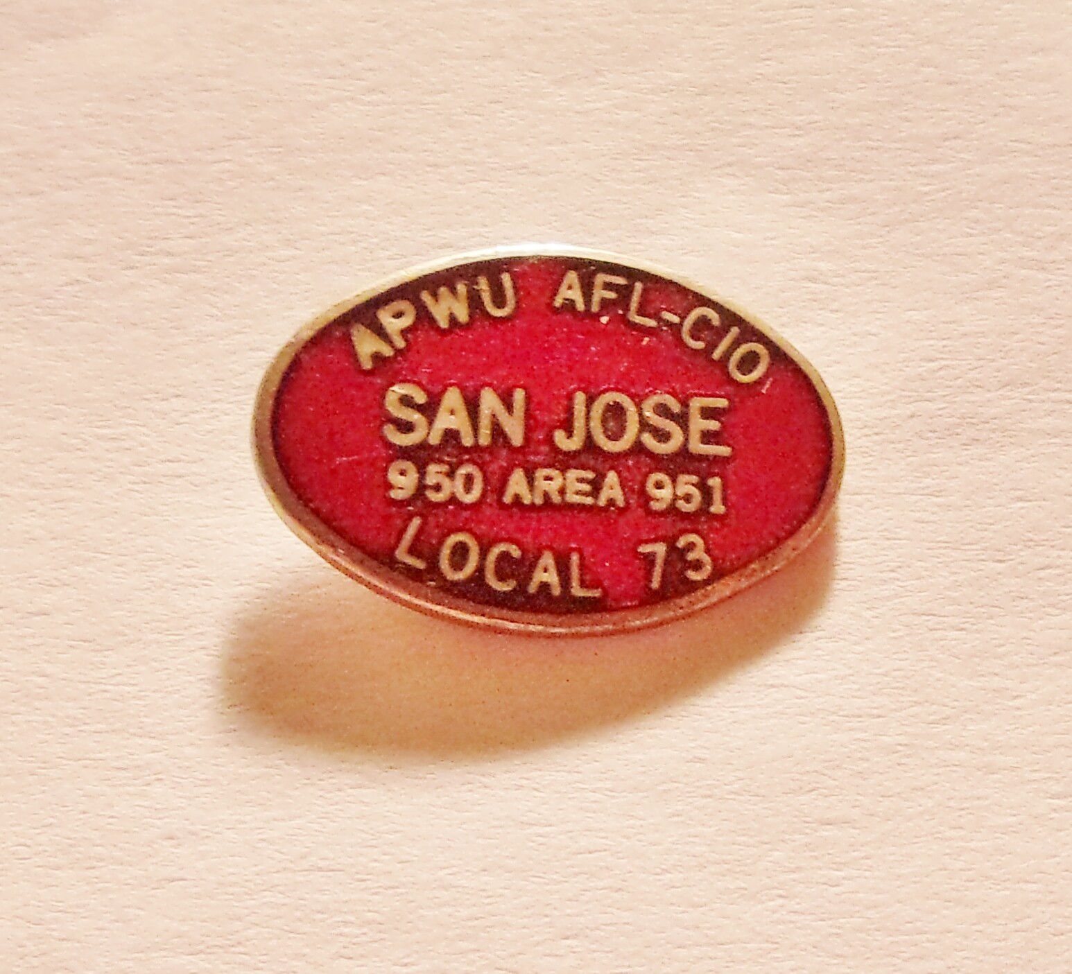Vintage Labor Union Tietacs San Jose Local 73 & New York Metro Postal Workers - second product detail image