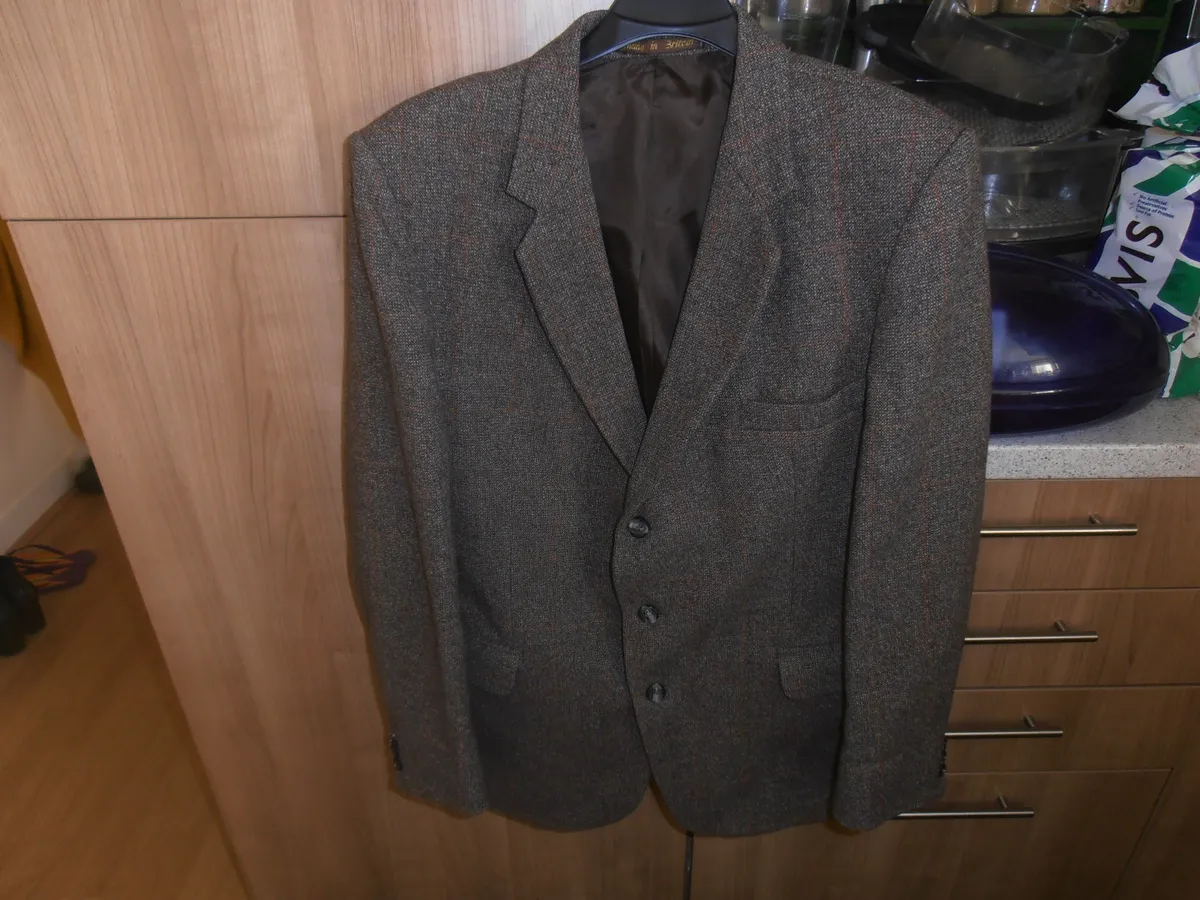 Vintage Dunn & Co Men's Irish Thornproof Tweed Jacket size 41S | eBay