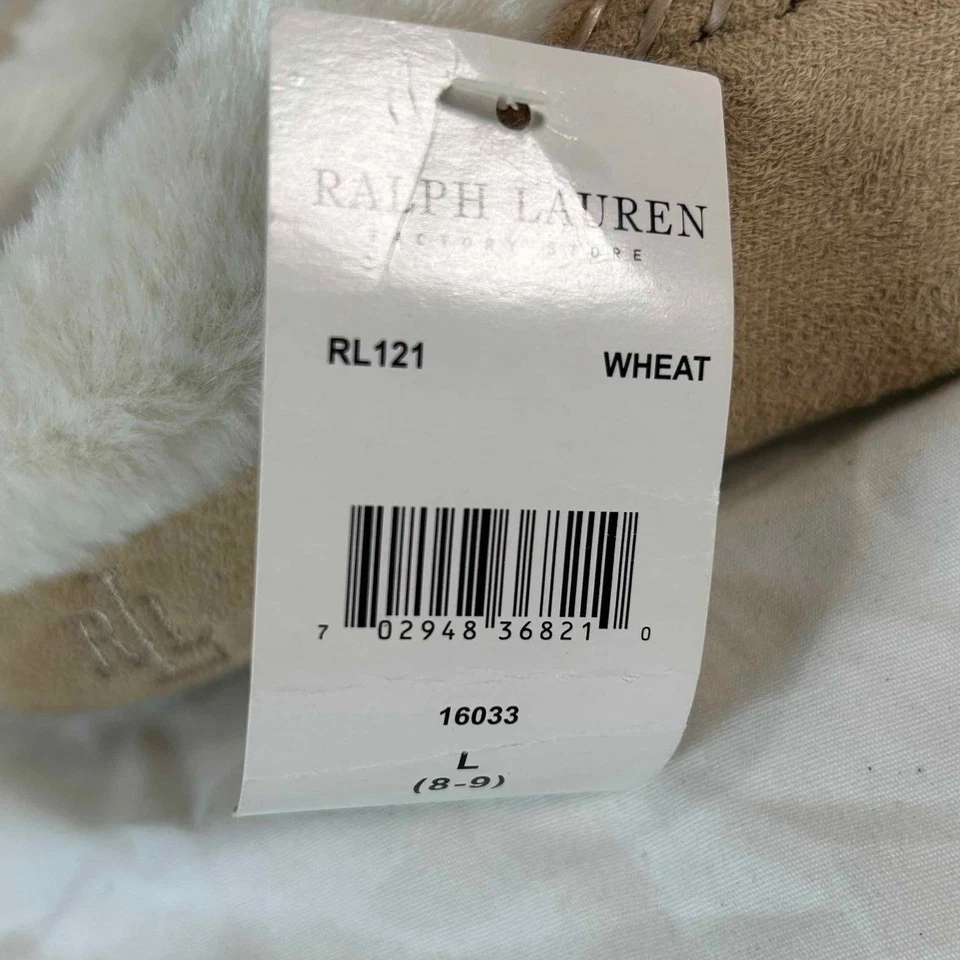 Zapatillas Mocasín Ralph Lauren Piel Sintética Forradas Trigo Marrón Talla L (7-8) Foto 3 de 4