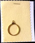 12K Gold Filled 21.6mm Bezel for US $5 Indian/Coronet Gold Coin Holder Mounting
