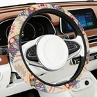 Bohemian Steering Wheel Cover, Cloth Boho Car Steering Wheel Covers for Women...