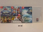 Nintendo Switch Game Lot Pokemon Arceus Zelda BOTW TOTK Smash Bros 2x 32GB...