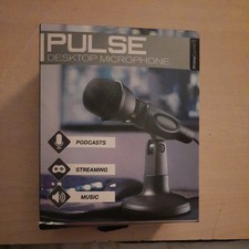 Pulse Desktop Microphone For Podcast Streaming Music 3ft Cable