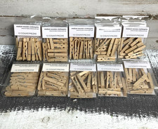 120 Medium Wooden Clothespins 2"