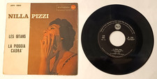 7" NILLA PIZZI   LES GITANS -  LA PIOGGIA CADRA'   ITALY 1959