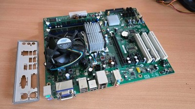 Intel DG43NB E34877 mainboard + Intel Core2Duo + 4GB RAM - new capacitors