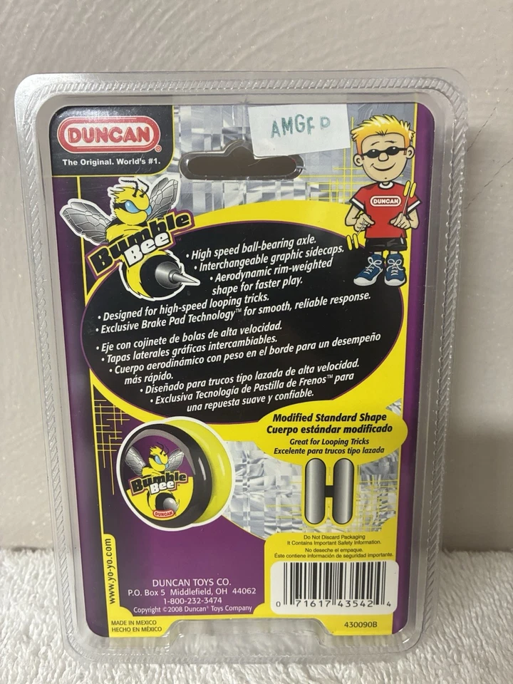 Duncan BumbleBee Hardcore Extremely Rare 2008 Yo Yo New In Box - Image 2 of 4