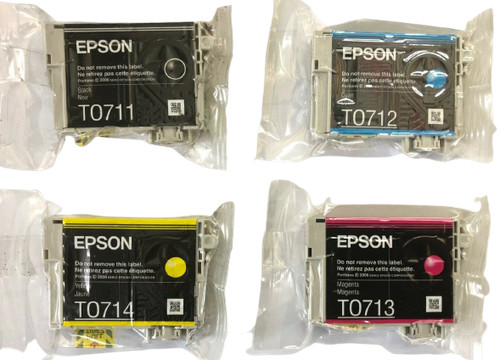 Genuine Epson Original T0715 Multipack Ink Cartridges T0711 T0712 T0713 T0714 BN