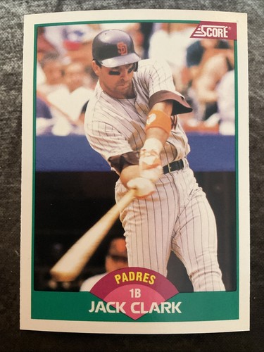 1989 Score Rookie & Traded - Jack Clark #3T