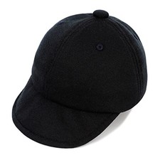 Baby Baseball Cap - Adjustable Infant Hats for Sun 0-3 Months A Black