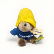 Vintage Eden Toys 1986 Paddington Bear Please Read Shirt Tags 10in