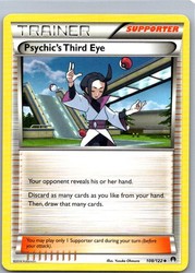 Psychic's Third Eye 108/122 BREAKpoint Uncommon Trainer