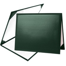 Leatherette Forest Green Diploma Holder 8.5x11 Certification Pouch Case