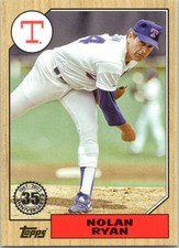 2022 Topps Update #87TBU-34 Nolan Ryan 1987 Topps Baseball